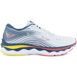 Mizuno Wave Sky 6 - Damen Laufschuhe Running Schuhe Weiß J1GD220221