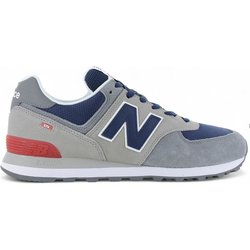 New Balance Classic 574 - Herren Sneakers Schuhe Leder Grau ML574EAD