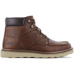 CAT Caterpillar BYRON Boots - Herren Stiefel Mokassin Schuhe Leder Braun P723602