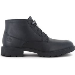 TIMBERLAND Elmhurst Mid Chukka Boot - Herren Winter Schuhe Stiefel Leder Schwarz TB0A2976-001