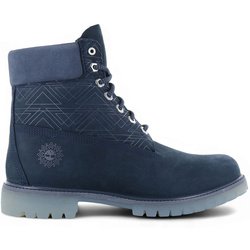 Timberland Premium 6 Inch Boots WP Waterproof - Herren Winter Stiefel Leder Blau TB0A2P6W-W06