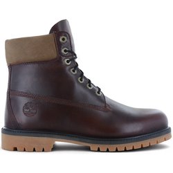 Timberland Premium Heritage 6-Inch Boots Waterproof - Herren Winter Stiefel Leder Burgundy TB0A41MW-EIW