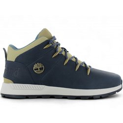 Timberland Sprint Trekker Mid Boot - Herren Winter Schuhe Stiefel Leder Blau TB0A6AKV-EP1