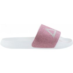 SUN68 Slippers LOGO STRASS - Damen Sandalen Pantoletten Slides Badesandalen X35205-0104