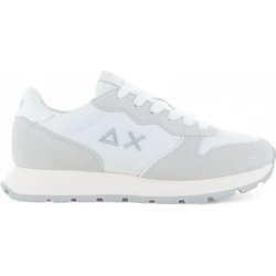 SUN68 Ally Glitter - Damen Sneakers Schuhe Weiß Z35203-01