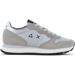 SUN68 Ally Bright Suede and Nylon - Damen Sneakers Schuhe Silber-Grau Z44203-44
