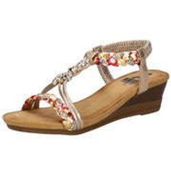 2Go Fashion Keilsandale Damen gold