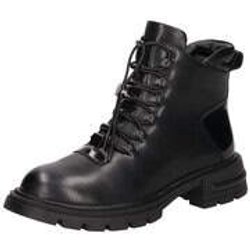 2Go Fashion Schnür Boots Damen schwarz