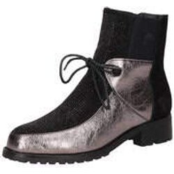 2Go Fashion Schnürstiefelette Damen schwarz