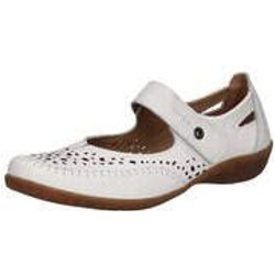 Aco Sabine 86 Spangenballerina Damen weiß