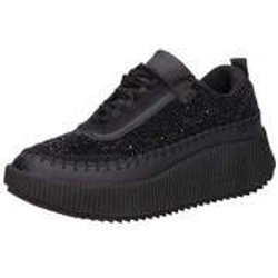 Barbarella Plateau Sneaker Damen schwarz
