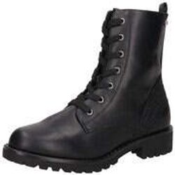 Barbarella Schnür Boots Mädchen schwarz