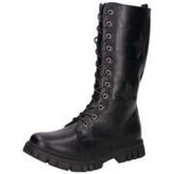 Barbarella Schnürstiefel Mädchen schwarz