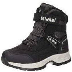 Be Wild Klett Boots Jungen schwarz