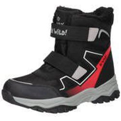 Be Wild Klett Boots Jungen schwarz