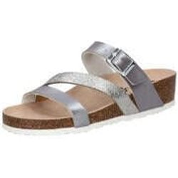 Bio Life Pantolette Damen silber
