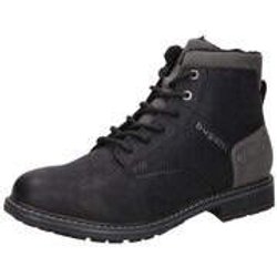 Bugatti Schnür Boots Herren schwarz