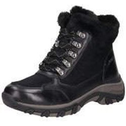 Caprice Schnür Boots Damen schwarz
