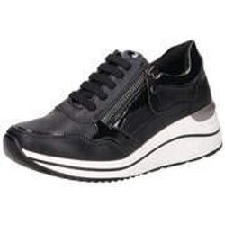 Charmosa Keilsneaker Damen schwarz