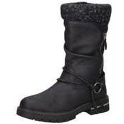 Charmosa Stiefelette Damen schwarz