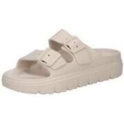 Claudia Ghizzani Badepantolette Damen beige
