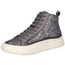 Geox J Laquinny Sneaker High Mädchen schwarz