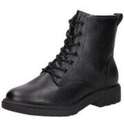 Jana Schnürstiefelette Damen schwarz