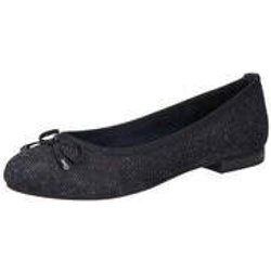 Marco Tozzi Ballerina Damen blau