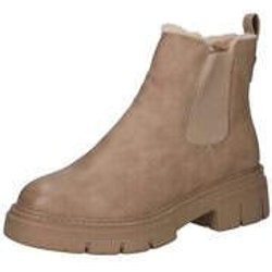 Marco Tozzi Chelsea Boots Damen beige