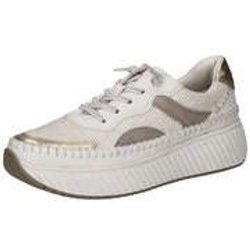 Marco Tozzi Plateau Sneaker Damen weiß