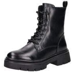 Marco Tozzi Schnür Boots Damen schwarz