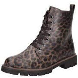 Marco Tozzi Schnürstiefelette Damen beige