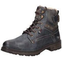 Mustang Schnür Boots Herren blau
