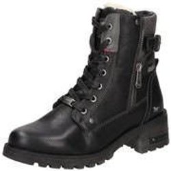 Mustang Schnürstiefelette Damen schwarz