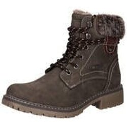 Puccetti Schnür Boots Damen grau
