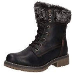 Puccetti Schnür Boots Damen schwarz