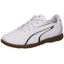 PUMA Vitoria IT Jr Indoor Fußball Mädchen|Jungen weiß