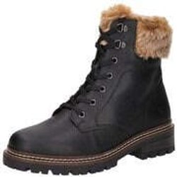 Remonte Schnür Boots Damen schwarz