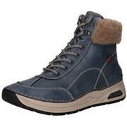 Rieker Schnür Boots Damen blau