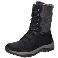 Rieker Schnür Boots Damen schwarz