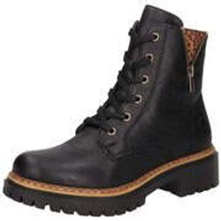 Rieker Schnür Boots Damen schwarz