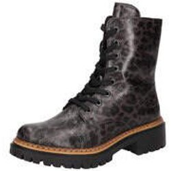 Rieker Schnür Boots Damen schwarz