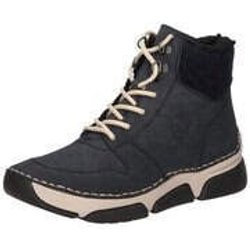 Rieker Schnürstiefelette Damen blau
