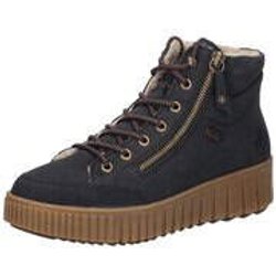 Rieker Schnürstiefelette Damen blau