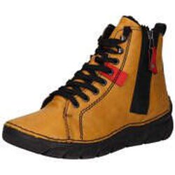 Rieker Schnürstiefelette Damen gelb