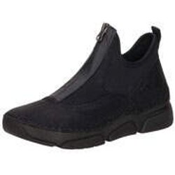 Rieker Sneaker Bootie Damen schwarz