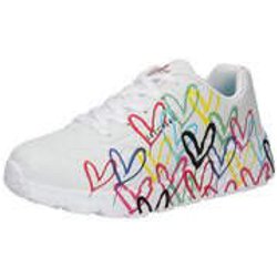Skechers Uno Lite Spread the Love Mädchen weiß