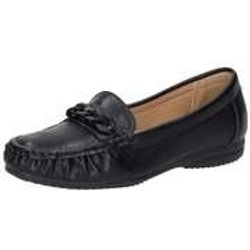 smiling for feet Mokassin Damen schwarz