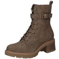 smiling for feet Schnürstiefelette Damen beige