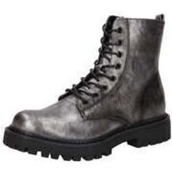 smiling for feet Schnürstiefelette Damen grau